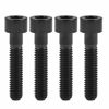 Picture of Wanyifa Titanium Ti M6x10 15 18 20 25 30 35 40 45 50 55 60 65mm Socket Allen Hex Bolt Pack of 4 (M6x30mm, Black)