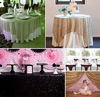 Picture of Poise3EHome 50x50 Square Sequin Tablecloth for Party Cake Dessert Table Exhibition Events, Fuchsia Pink