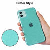 Picture of JJGoo Compatible with iPhone 11 Case, Glitter Sparkle Bling Anti-Scratch Shockproof Protective Flexible Phone Cases Cute Slim Thin Cover for Women Girls (6.1 inch) 2019 -Green Glitter