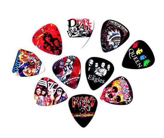 Picture of Legendary Bands Guitar Picks Volume II(10 medium picks in a packet)(For Music Lovers)