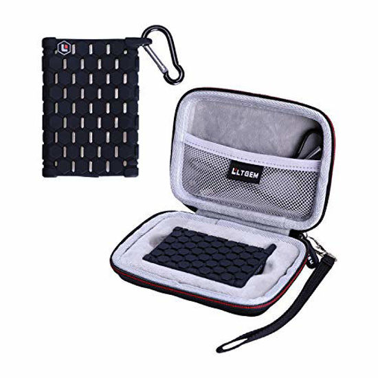 Picture of LTGEM Hard Carrying Case with Silicone Cover for Samsung T7 Portable SSD 1TB 2TB 500GB USB 3.2 External Solid State Drive