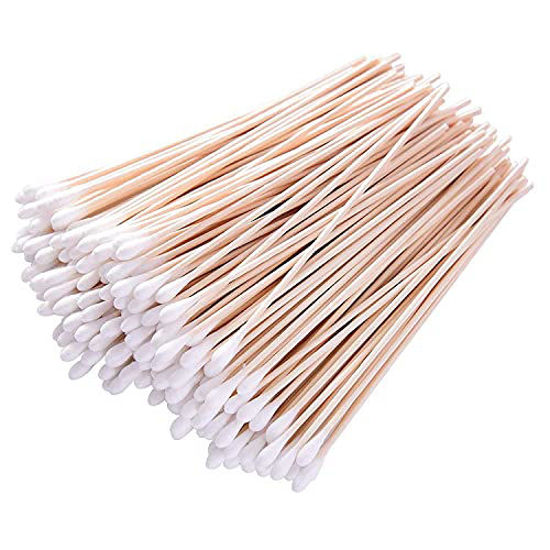 Picture of 6 Long Cotton Swabs 1100pcs for Makeup, Gun Cleaning or Pets Care