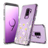 Picture of MOSNOVO Case for Samsung Galaxy S9 Plus, Wild Meadow Floral Flower Slim Clear Case Design with Shockproof TPU Bumper Protective Cover Case for Women Girls