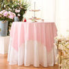 Picture of PartyDelight Sequin Tablecloth, Sequin Table Overlay Square, 50"x50", Pink