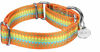 Picture of Dazzber Fashion Print and Unique Geometric Pattern Martingale Dog Collar, Silky Soft Safety Training Collars for Small to Large Dogs (Medium, 1 Inch Wide, Orange Yellow and Green)