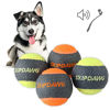 Picture of SKIPDAWG Tennis Balls for Dogs, Fetch Balls for Dogs Durable to Exercise and Playing, Squeaky Tennis Balls for Dogs, 4 Packs Bright Colors Rubber Dog Balls Works with Dog Ball Launcher