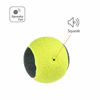 Picture of SKIPDAWG Tennis Balls for Dogs, Fetch Balls for Dogs Durable to Exercise and Playing, Squeaky Tennis Balls for Dogs, 4 Packs Bright Colors Rubber Dog Balls Works with Dog Ball Launcher