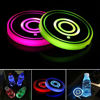 Picture of LED Car Cup Holder Lights,7 Colors Changing USB Charging Mat Waterproof Cup Pad,LED Interior Atmosphere Lamp Decoration Light Car Accessories (2pcs) (2 Rings)