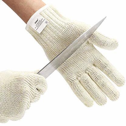 Schwer Gloves Schwer Level 5 Cut Resistant Cutting Gloves for Wood Carving  Rotary Cutting Handling Glass Moving Boxes with Rubber Grip (L)