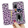 Picture of LETO Galaxy S20 FE Case,Flip Folio Leather Wallet Case Cover with Fashion Flower Designs for Girls Women,with Card Slots Kickstand Protective Phone Case for Samsung Galaxy S20 FE Purple Leopard