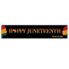 Picture of Large Happy Juneteenth Banner for Fence Juneteenth June 19th Independence Day Decoration African Afro American Frstival Celebration Supplies