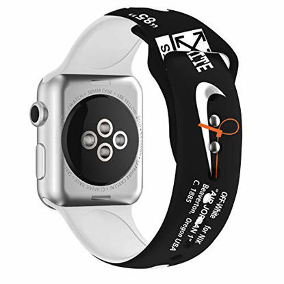 Picture of Watch Band Compatible with Apple Watch All Series 38mm 40mm 42mm 44mm Design Hypebeast Graphics Strap (38/40mm)