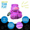 Picture of Hero Chuckles, Hippo Plush Dog Toy, Durable Stuffed Animal with 3-in-1 Squeaker