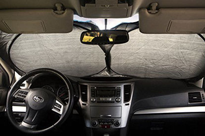 Picture of Extra Jumbo Car Windshield Sunshade (70.9" x 39.4"), Fits Extra Large Windshields in Minivans, Cars, Trucks