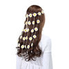 Picture of Flower Hippie Headband Floral Crown - AWAYTR Behemain Sunflowers Beads Adjust Flower Headdress Hair Accessories