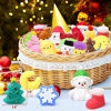 Picture of Christmas Squishies Mochi Squishy Toys Christmas Party Favors for Kids Kawaii Mochi Squishies Christmas Decoration 28 PCS Animal Squichies Xmas Gift Idea for Kids Squeeze Stress Relief Toys for Adults