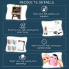 Picture of 8 Pieces Doll School Supplies Mini School Supplies Includes Mini Doll Backpack Glasses Blackboard Miniature Books Palette Paper Clipboard Pencil Doll Rulers Doll Accessories (Chic Style)