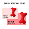 Picture of PLAYOLOGY Plush - Squeaky Bone - Medium - Engaging All-Natural Beef Scent