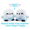 Picture of TeeTurtle | Plushmates | Snowy Owl | The Reversible Plush That Hold Hands!