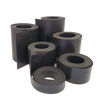 Picture of Rubber Sheet Warehouse .125" (1/8") Thick x 2" Wide x 10' -Neoprene Rubber Strip Commercial Grade 65A, Smooth Finish, Solid Rubber, Perfect for Weather Stripping, Gasket, Costume & DIY Projects