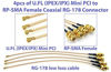 Picture of Pack of 4 RF U.FL(IPEX/IPX) Mini PCI to RP-SMA Female Pigtail Antenna Wi-Fi Coaxial RG-178 Low Loss Cable (2.5 inches (6.5 cm))