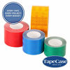 Picture of TapeCase White Micro Prismatic Sheeting Reflective Tape Converted from 3M 3430, 0.563" x 50 yd