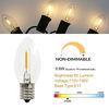 Picture of MYEMITTING Night Light Bulbs C7 Candelabra LED Light Bulbs 0.6W Equivalent to 7W White Warm 2700K Outdoor String Lights Waterproof Clear Glass Night Light Bulbs E12 Base 12 Pack