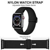 Picture of Adorve Bands Compatible with Apple Watch Band 38mm 40mm 41mm for Women Men, Adjustable Stretchy Elastic Strap for iWatch SE Series 7 6 5 4 3 2 1 (Black/White/Navy Blue/Army Green/Gray, 38mm/40mm/41mm)