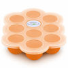 Picture of WeeSprout Silicone Baby Food Freezer Tray with Clip-on Lid by WeeSprout - Perfect Storage Container for Homemade Baby Food, Vegetable & Fruit Purees, and Breast Milk