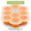 Picture of WeeSprout Silicone Baby Food Freezer Tray with Clip-on Lid by WeeSprout - Perfect Storage Container for Homemade Baby Food, Vegetable & Fruit Purees, and Breast Milk