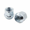 Picture of Wheel Accessories Parts Set of 20 Zinc Finish Open-end Acorn Bulge Lug Nuts Set 19mm (3/4") Hex (M14x2.0)