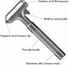 Picture of PERFACE Premium Car Glass Breaker with Seat Belt Cutter - Automotive Safety Hammer - Emergecy Escape Tool, Car Autoaccessory Metal Window Hammer, Vehicle Hard Aluminium Alloy Head Design