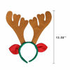 Picture of Max Fun Christmas Headbands Reindeer Antlers Headband Xmas Decoration Costume Hairbands for Christmas Parties Holiday Favors Photo Booth(Pack of 8)