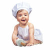 Picture of M&G House Baby White Chef Costume Photography Prop Baby Uniform Costume Lace Apron Photo Props Outfits Hat + Apron Outfit(Lace, Fits 0-6 Months)