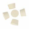 Picture of StonyLab Solid Rubber Stoppers, 5-Pack 11# White Tapered Lab Seal Rubber Stoppers