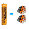 Picture of NI-MH AAA Rechargeable Battery 1.2V 550mah 8-Pack AAA Batteries for Panasonic Cordless Phones, Remote Controls, Electronics