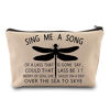 Picture of Skye Boat Song Bags Sing Me A Song Of A Lass That Is Gone Makeup Bags Skye Boat Song Theme Gifts(Style 2)