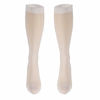 Picture of Truform Sheer Compression Stockings, 15-20 mmHg, Women's Knee High Length, 20 Denier, Ivory, 2X-Large