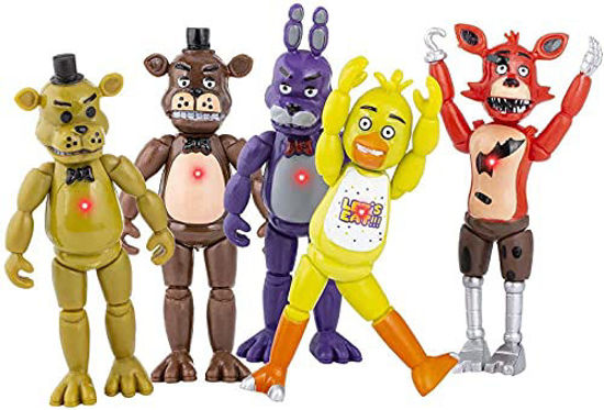 Picture of Five Nights at Freddys Action Figures Toy Dolls 6 inches Set of 5 PCS Toys Gifts Party Supplies