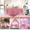 Picture of Sequin Tablecloth 50x80inch Sparkly Table Cloth Table Cover Overlays for Party Decoration Christmas Wedding Dinner Linen