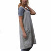 Picture of Cotton Linen Apron Cross Back Apron for Women with Pockets Pinafore Dress for Baking Cooking