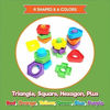 Picture of Jumbo Nuts and Bolts for Toddlers - Fine Motor Skills Rainbow Matching Game Montessori Toys for 1 2 3 Year Old Boys and Girls | 12 pc Occupational Therapy Educational Toys with Toy Storage + eBook