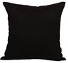 Picture of TangDepot Cotton Solid Throw Pillow Covers, 26" x 26" , Black