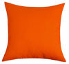 Picture of TangDepot Cotton Solid Throw Pillow Covers, 24" x 24" , Orange