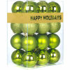 Picture of 24Pcs Christmas Balls Ornaments for Xmas Tree - Shatterproof Christmas Tree Decorations Perfect Hanging Ball Lemon Green 1.6" x 24 Pack