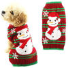 Picture of PETCARE Red Snowman Dog Sweater Christmas Dog Sweaters Vest Ugly Snow Xmas Puppy Costume Pet Holiday New Year Fall Winter Clothes for Small Medium Large Dogs Cats Pullover Sweaters Outfits,XX-Large