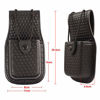 Picture of ROCOTACTICAL Basketweave Radio Pouch, Universal Radio Holder Pouch for Law Enforcement Duty Belt