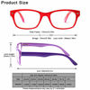 Picture of SIGVAN Reading Glasses 5 Packs Blue Light Blocking Eyeglasses Quality Spring Hinge Colorful Computer Readers for Women Men (5 Black, 0.5)