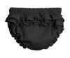 Picture of City Threads Baby Girls' Ruffled Diaper Covers Bloomers Soft Cotton Fashionable Cute SPD sensory Sensity Clothing Black, Newborn