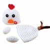 Picture of M&G House Fashion Newborn Handmade Crochet Knitted Photography Prop Chicken Set Unisex Baby Cap Outfit(Chicken Outfit)